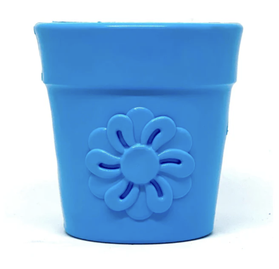 Soda Pup Flower Pot Treat Dispenser & Bowl