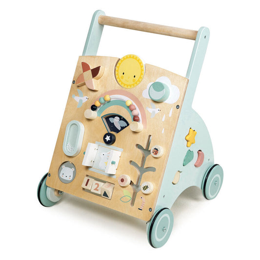 Sunshine Wooden Baby Activity Walker by Tenderleaf