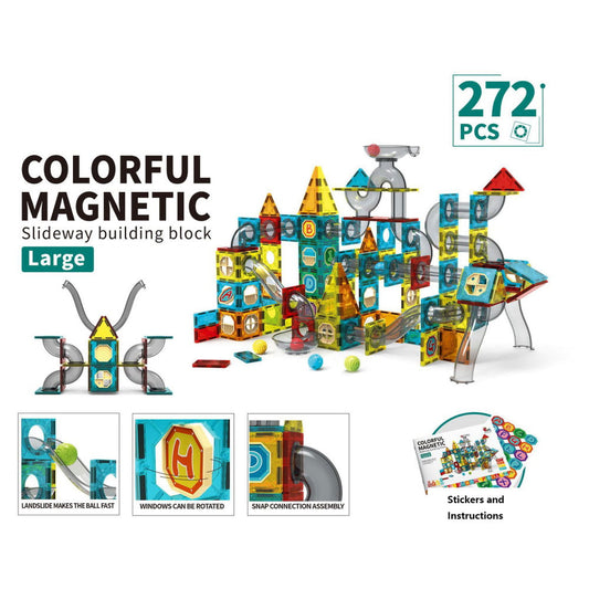 Magnetic Building Blocks Educational STEM Toys - 272 pcs.