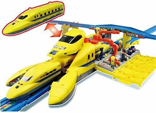 Takara Tomy Plarail Transformed Into A Base ! Very Big Dr.yellow Set
