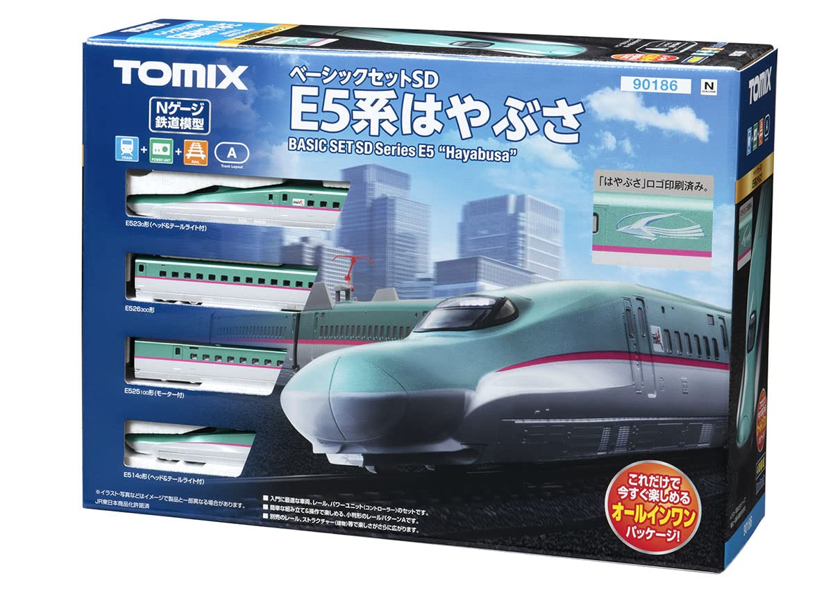 Tomytec Tomix N Gauge 90186 Basic Set Sd E5 Series Hayabusa
