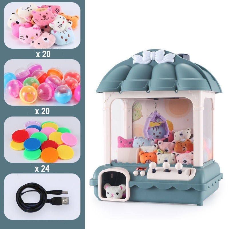Claw Toys Mini Claw Machine Intelligent System with Music and Lighting Best Gift for Children