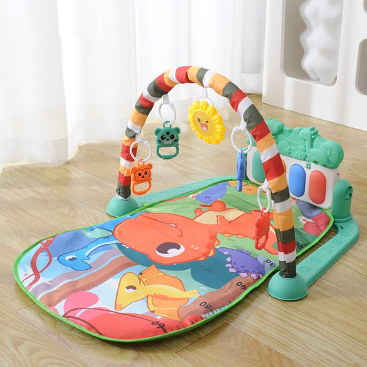Exciting Play Mat Activity Gym for Baby - Music Pedal Piano Fitness Rack Crawling Mat!