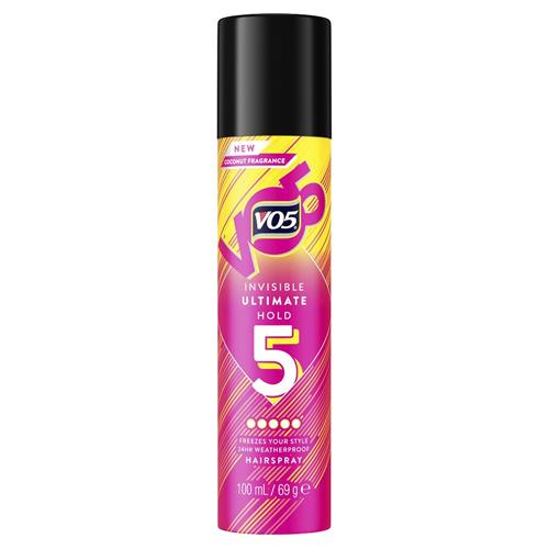 VO5 Invisible Ultimate Hold Hairspray 100ml