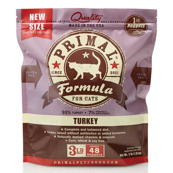 Primal Cat Raw Nuggets 3 lb