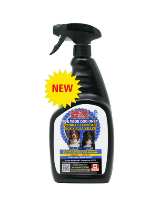 Doktor Doom - Dog Only Residual & Contact Tick & Flea Killer