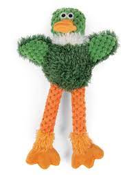 GoDog - Checkers Skinny Duck Dog Toy