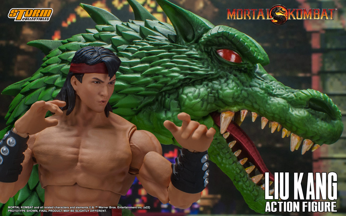 Liu Kang Mortal Kombat Storm Collectibles 1/12 Action Figure