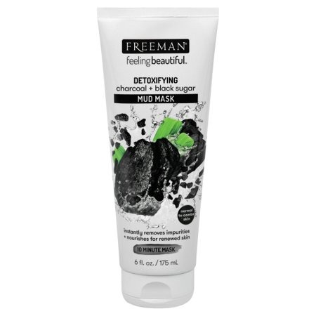 Freeman Feeling Beautiful Detoxifying Charcoal & Black Sugar Mud Mask 175ml