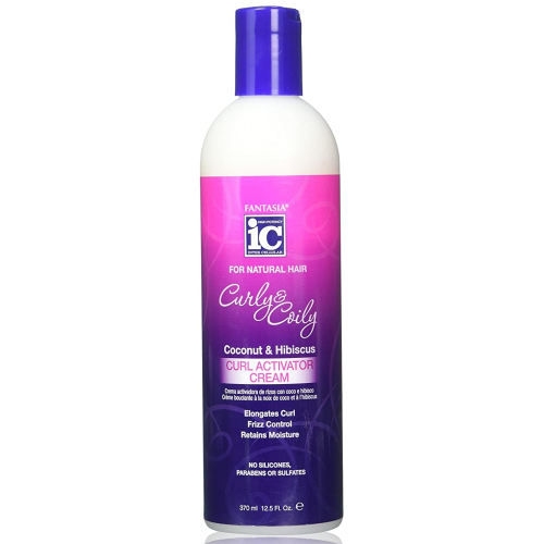 Fantasia Curly & Coily Curl Activator Cream, 12.5 Ounce