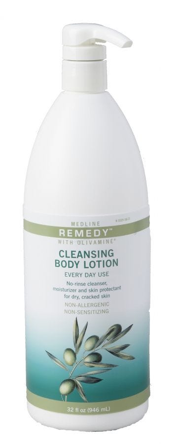 Medline Remedy Olivamine Cleansing Body Lotion: 32 OZ, 1 Count