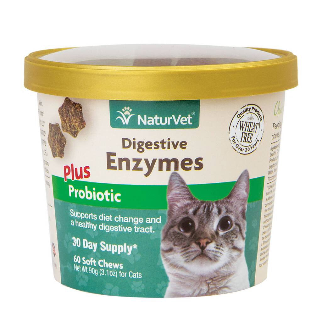 NaturVet Digestive Enzymes Plus Probiotic