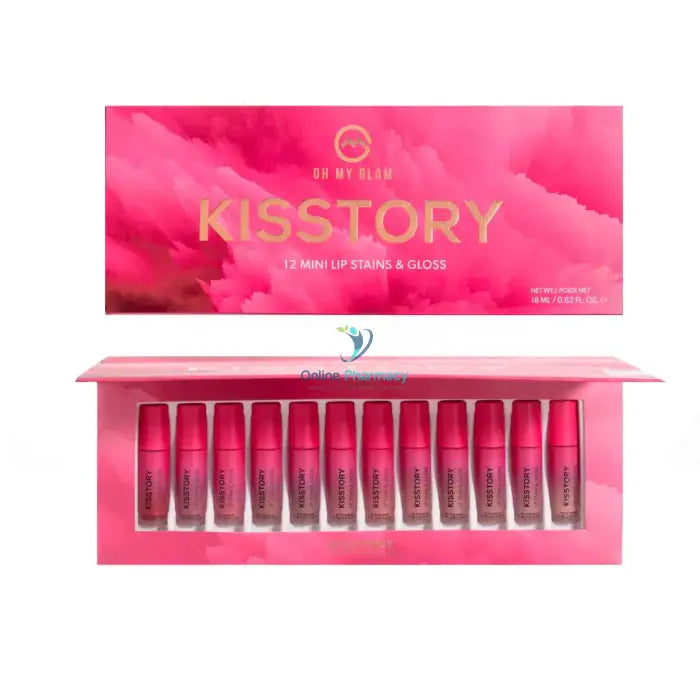 Oh My Glam 'Kisstory' - 12 Mini Stains and Gloss