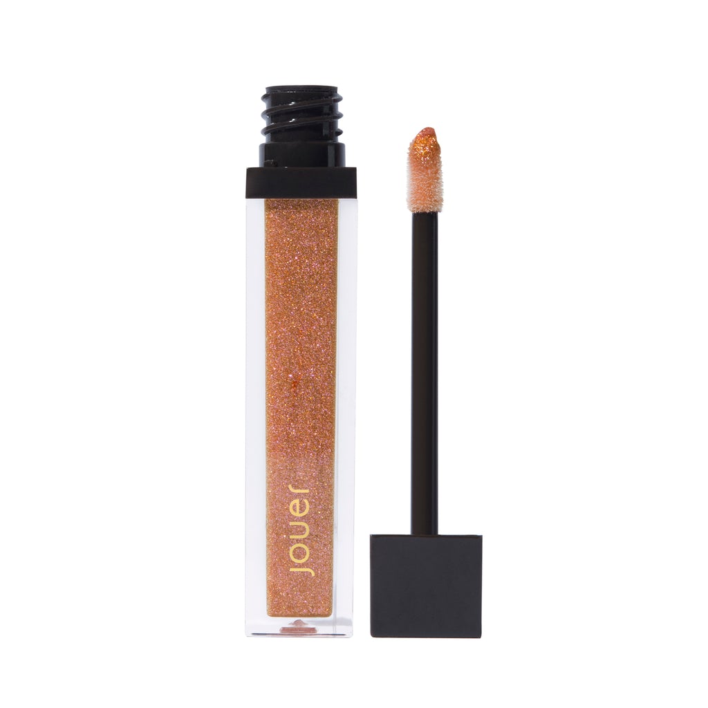 Jouer Long Wear Lip Topper Lip Gloss Rose Gold (Metallic shimmering rose gold)