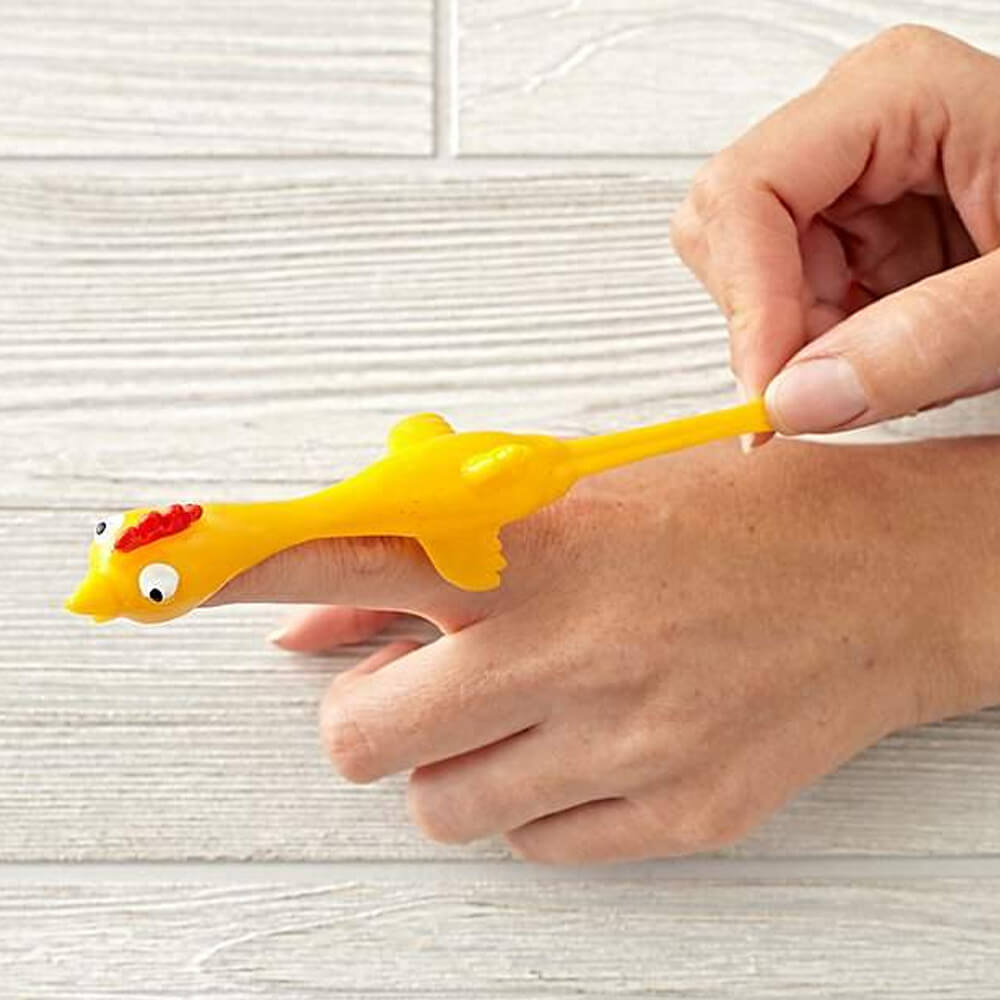 Rubber Chicken Flingers Toy. Shop Activity Toys on Mounteen. Worldwide shipping available.